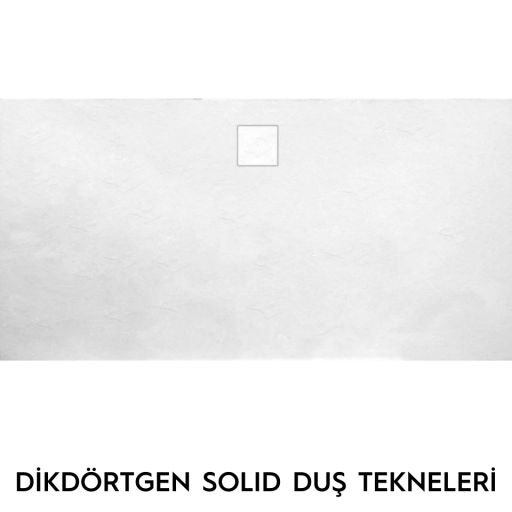 Dikdörtgen Solid Duş Tekneleri